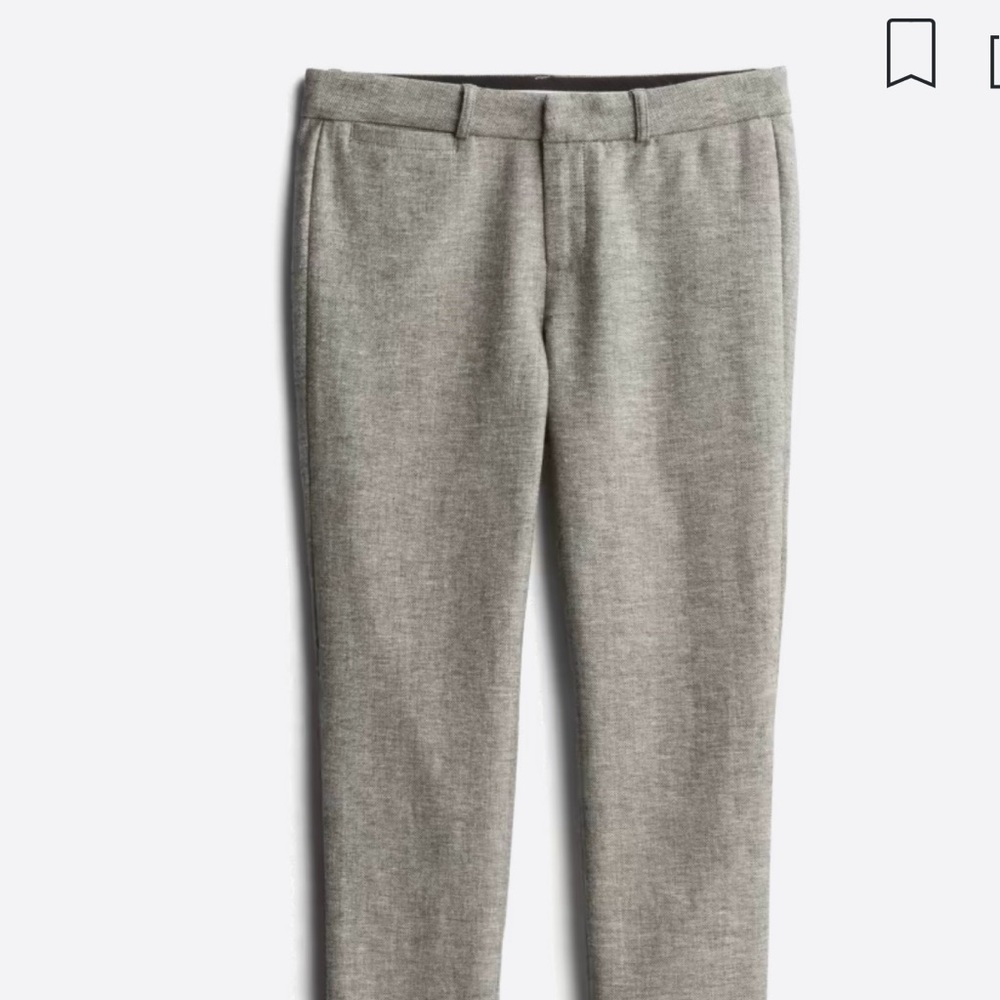 Kut from the Kloth grey cropped pants